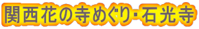 関西花の寺めぐり・石光寺